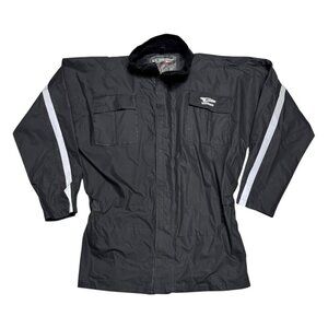TEKNIC Waterproof Rain Outdoor Motorcycle Biker Riding Jacket Mens Large